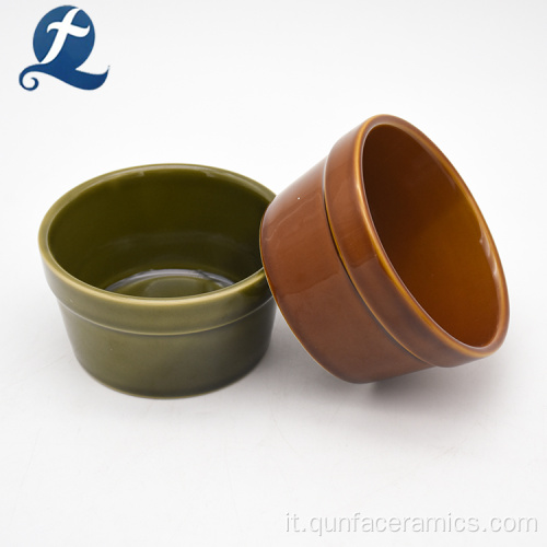 Ramekin di ceramica della bella torta sicura all&#39;ingrosso